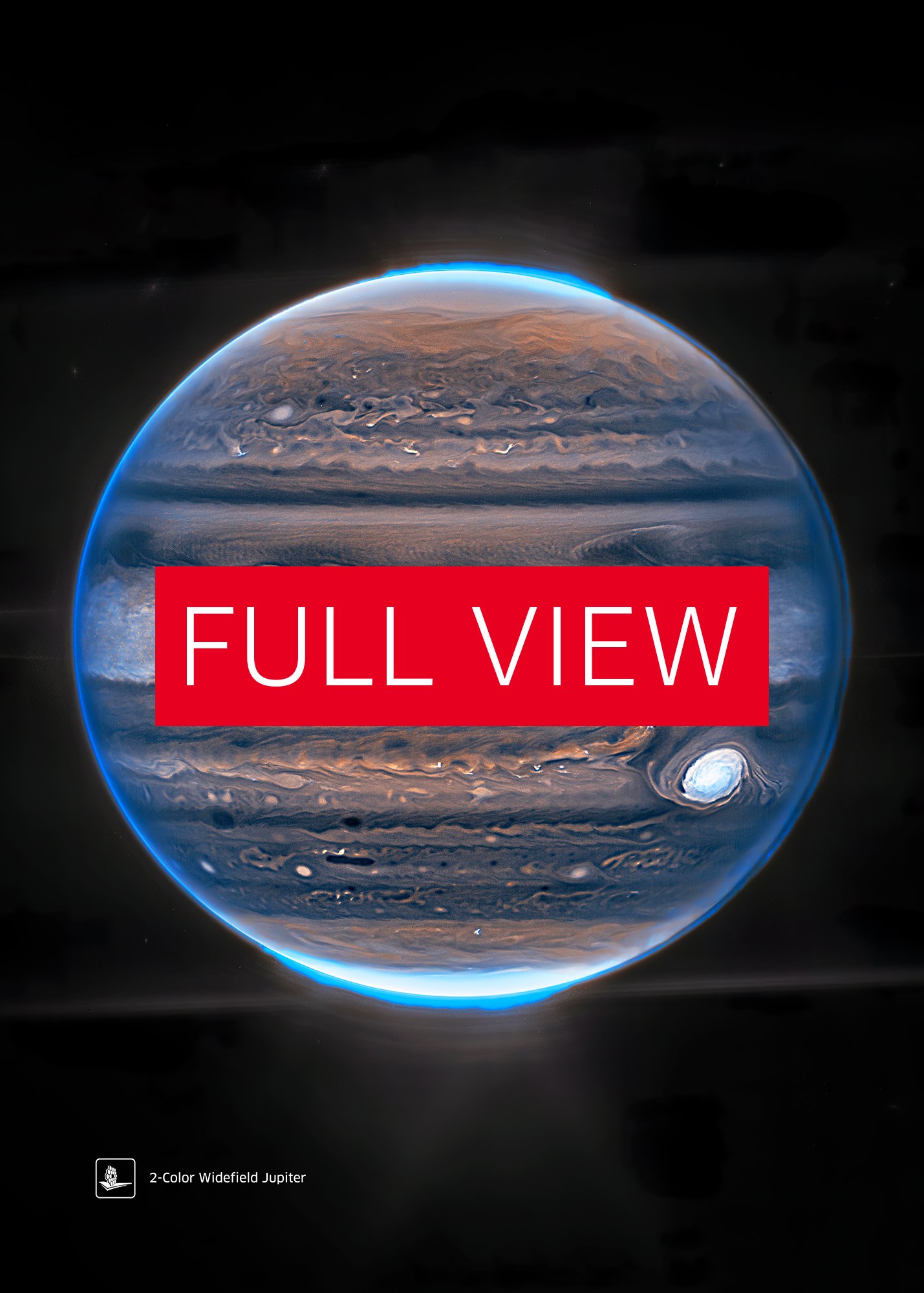 JWST Jupiter, 2022 (James Webb/JWST) — space poster, science poster product image (4)