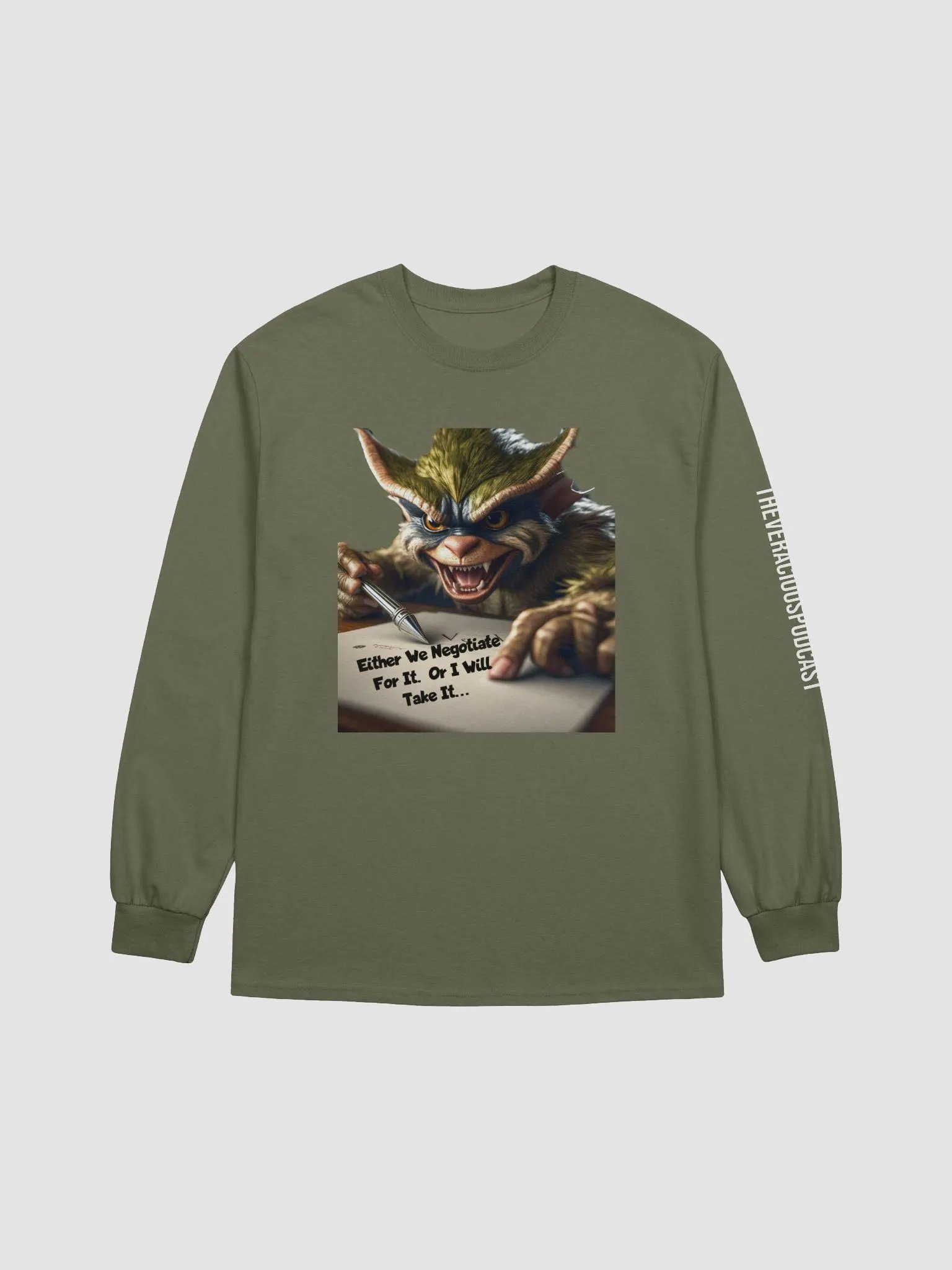 Negotiate Or Im Talking Ultra Cotton Long Sleeve T-Shirt product image (1)