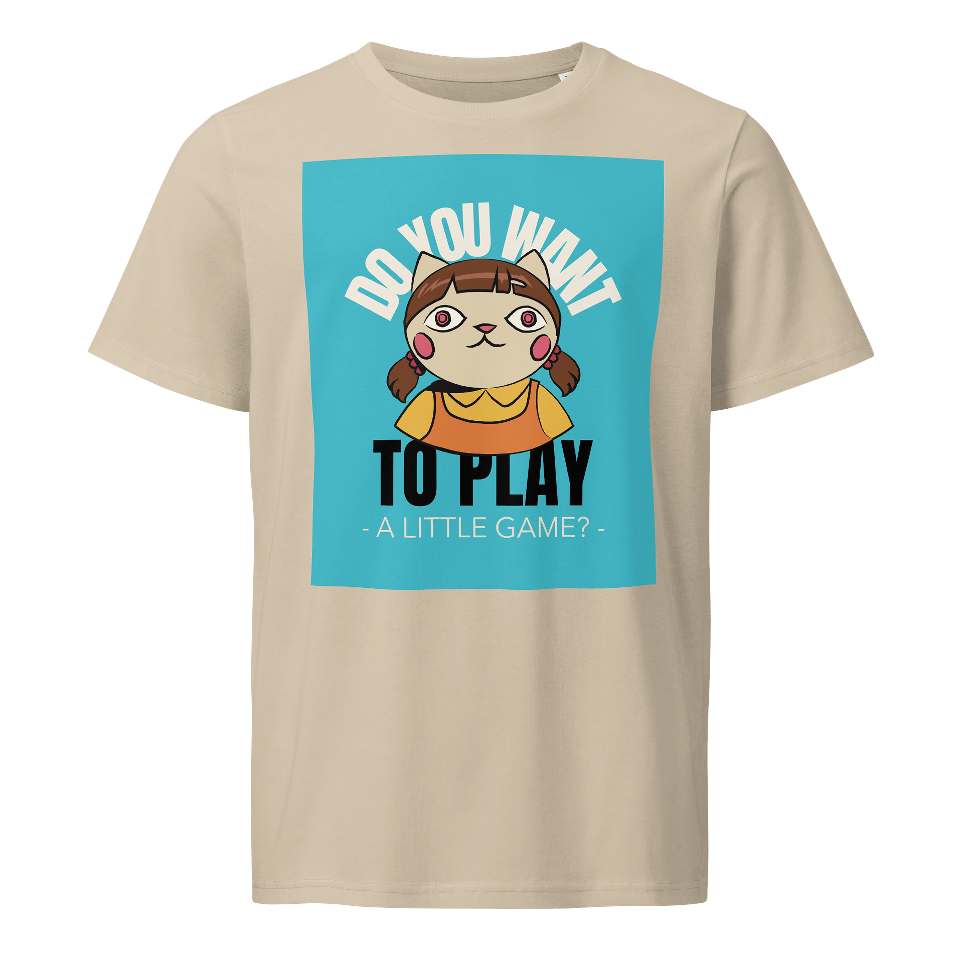 Cat Doll Kawaii Cat Korean Squid Player Game 001 456 067 Korean Thriller Movies T-Shirt product image (1)