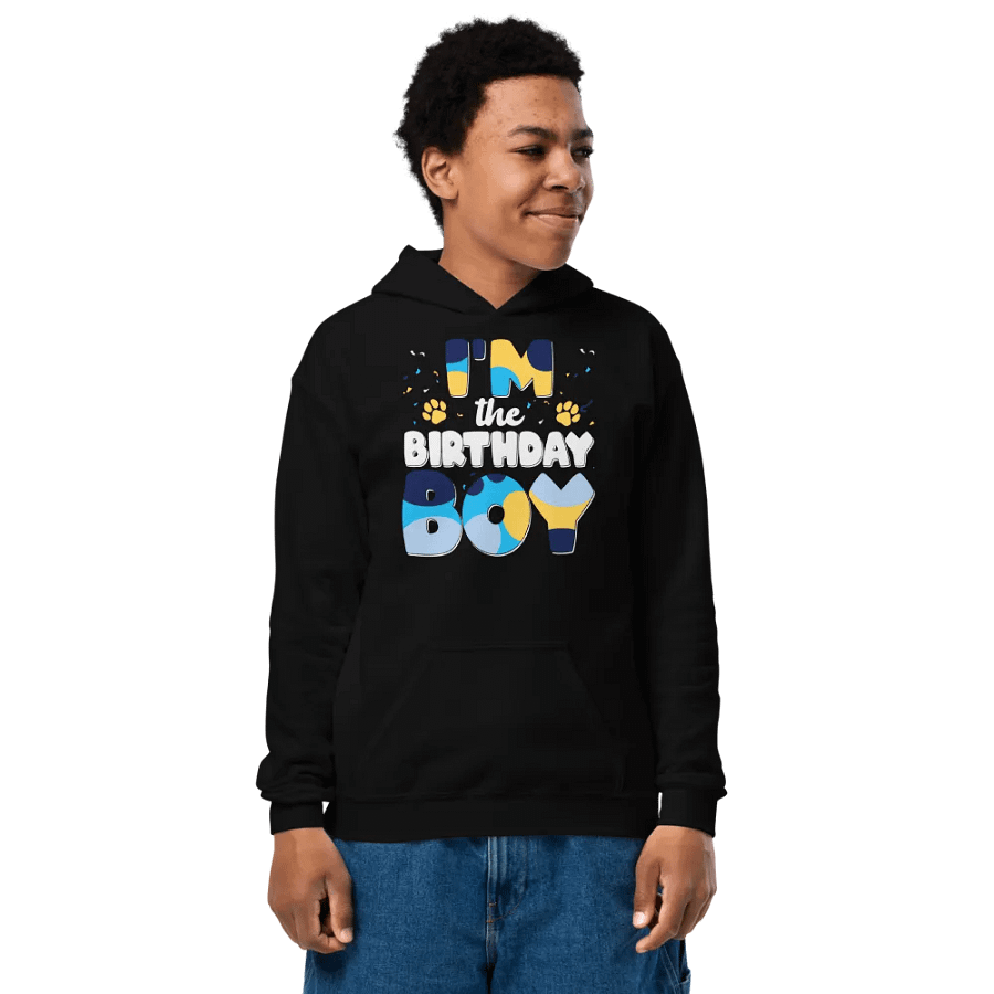 Bluey I'm The Birthday Boy Hoodie product image (3)