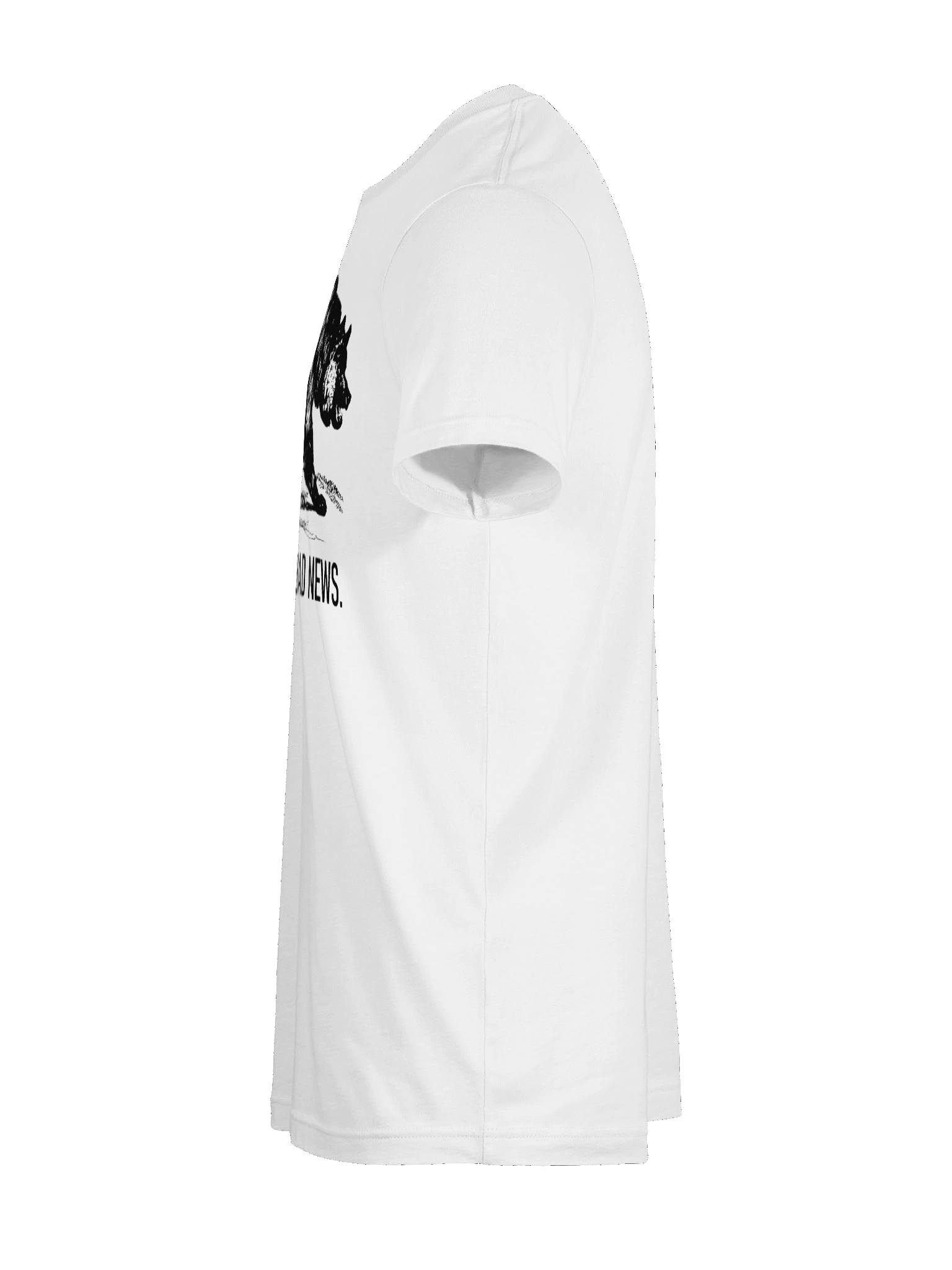 The Bear of Bad News (White) | Unisex T-shirt product image (11)