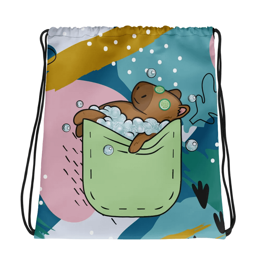 Spa Capy Drawstring Bag product image (3)