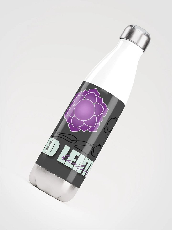 Lotus Vibes Stainless Steel Water Bottle product image (2)