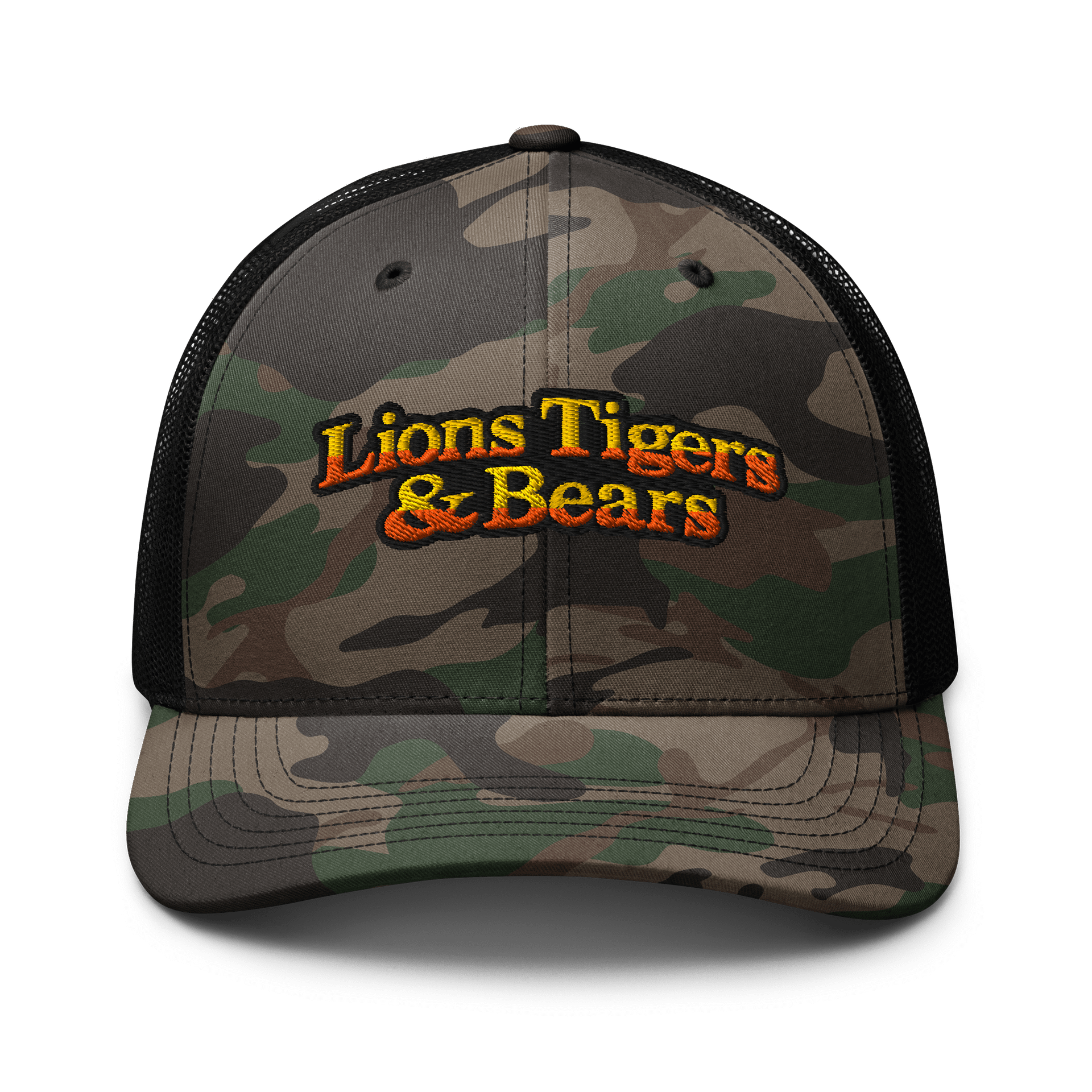 Lions Tigers & Bears Camo Hat product image (1)