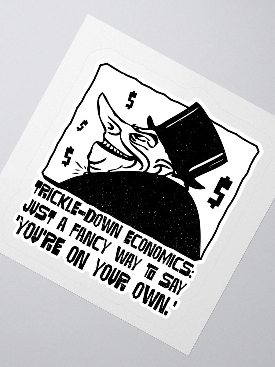 Capitalism is Immoral Sticker product image (6)
