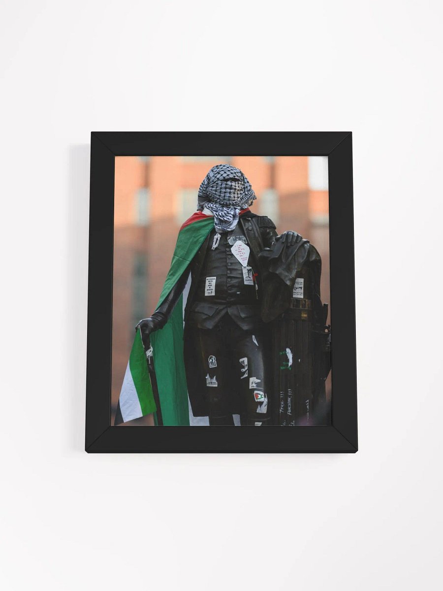 George Washington Statue with Keffiyah (framed) product image (1)