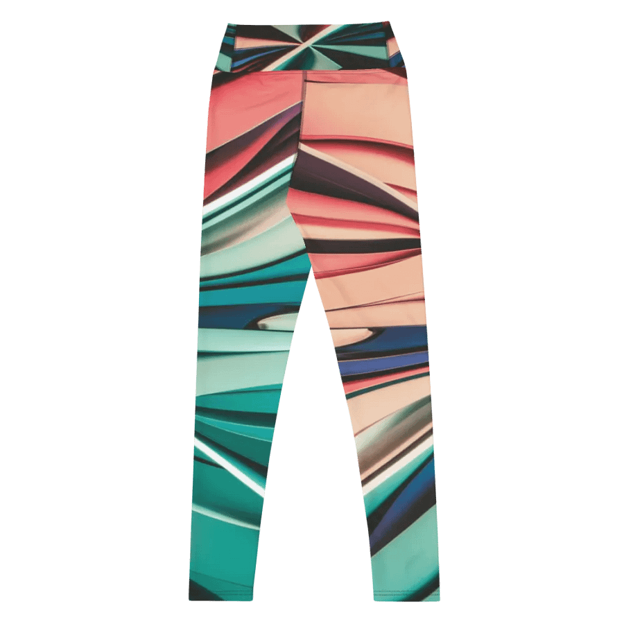 TDS Music Women's Yoga Leggings - Vibrant Abstract Design product image (11)