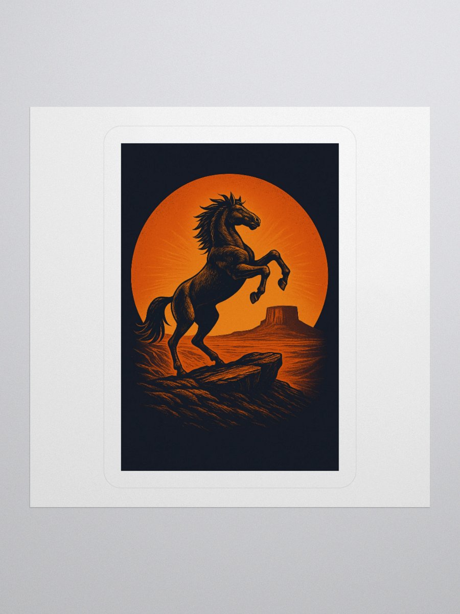 WILD HORSE IN SUNSET product image (3)