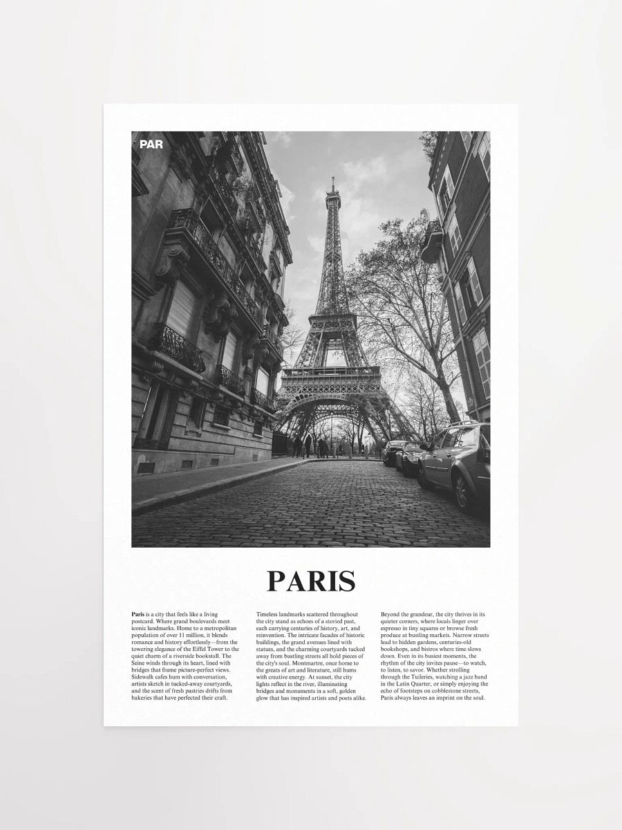 Paris 03 Newspaper Poster product image (5)