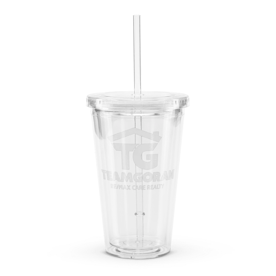 Team Goran Double Wall Clear Plastic Tumbler (16 oz) product image (1)