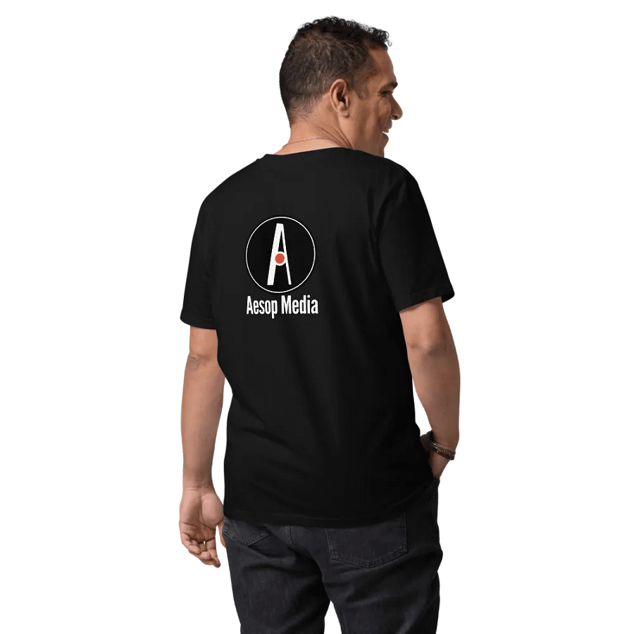 Aesop Media T-Shirt (black organic cotton) product image (10)