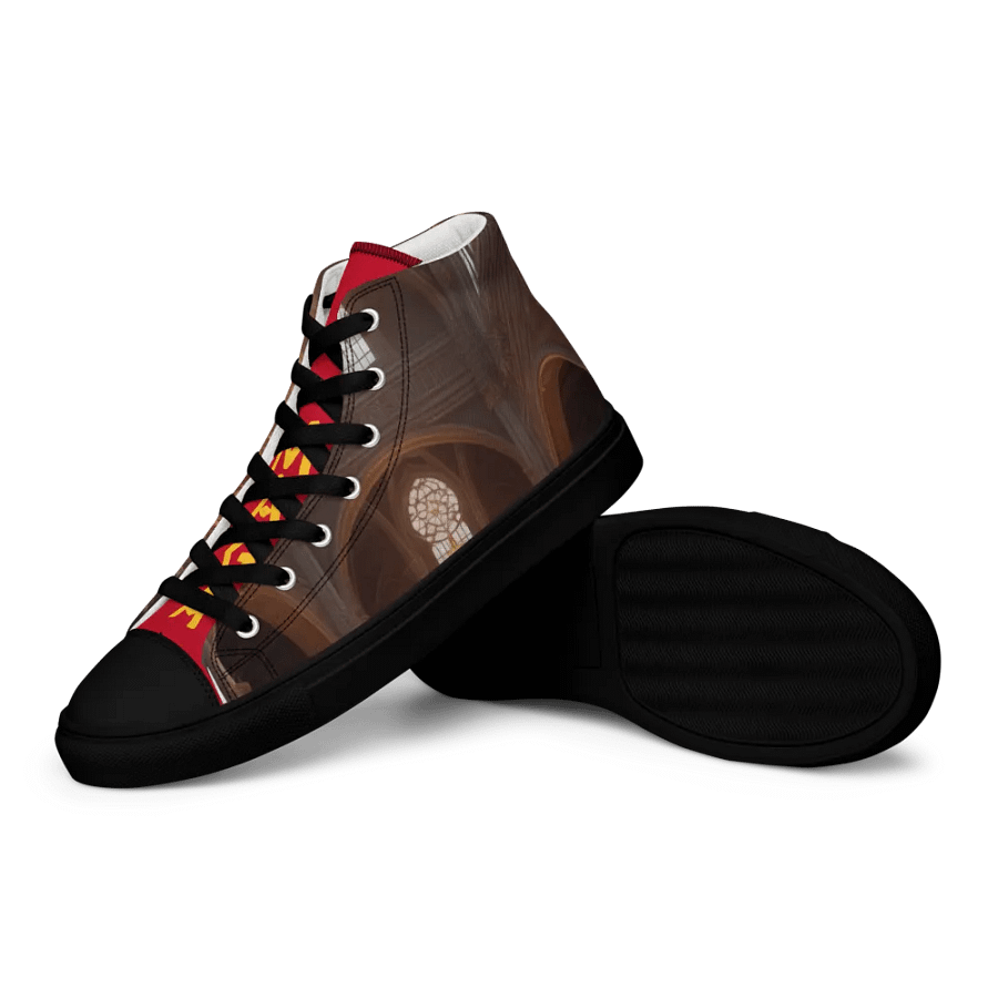 Donald in the Cathedral Womens High Tops product image (12)