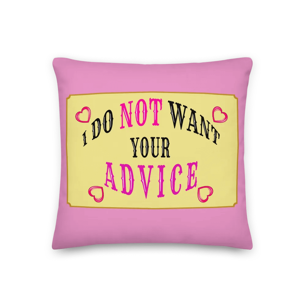 No Advice Pillow product image (7)