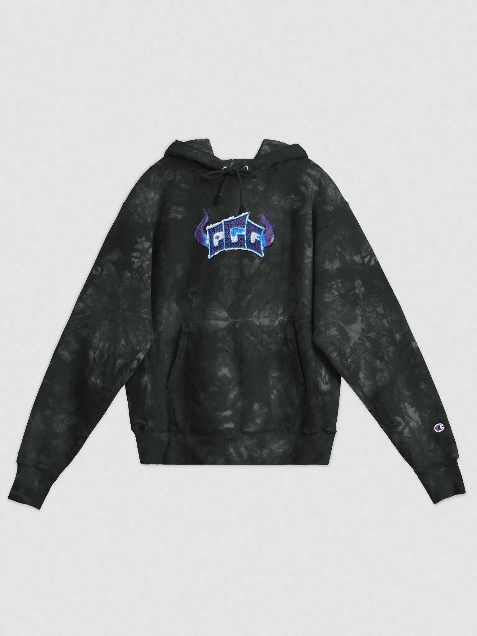 GGG Fire Logo Tie-Dye Hoodie product image (1)