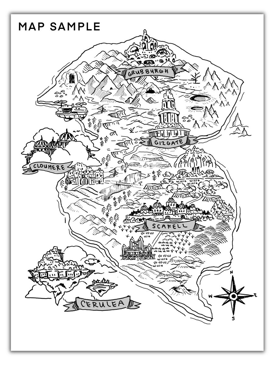 Simple Fantasy Map Stickers [FULL VERSION] product image (4)