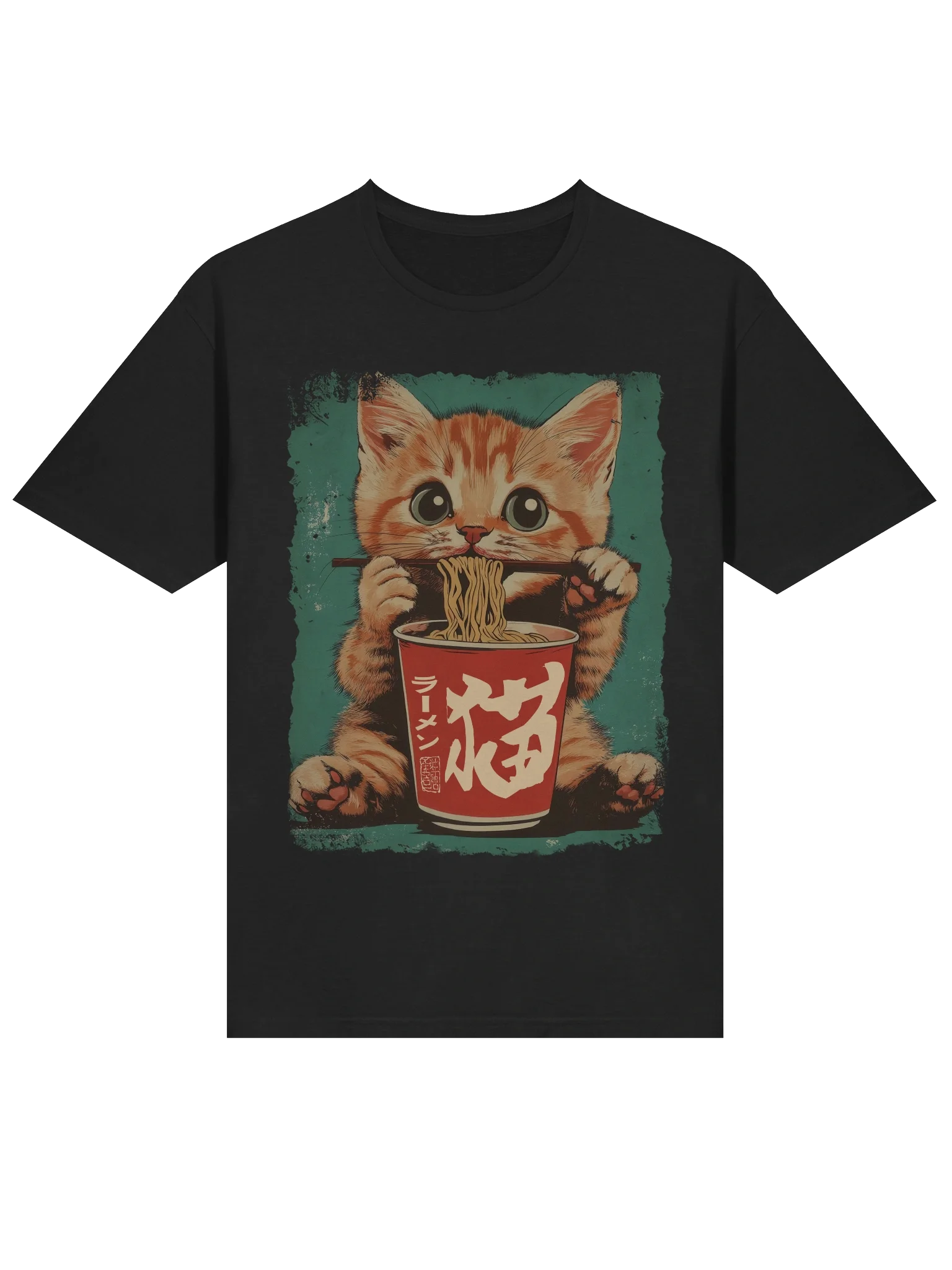 Kawaii Kitten Cat Ramen Kitten Kawaii Anime Japanese Style T-shirt product image (36)