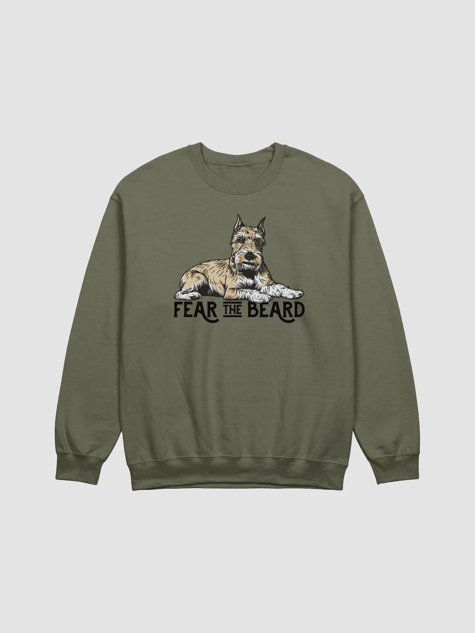 Fear the Beard Sweatshirt of a Schnauzer(Wheaten-Cropped) | Funny Shirt for Bearded Dog Paw-rents product image (15)