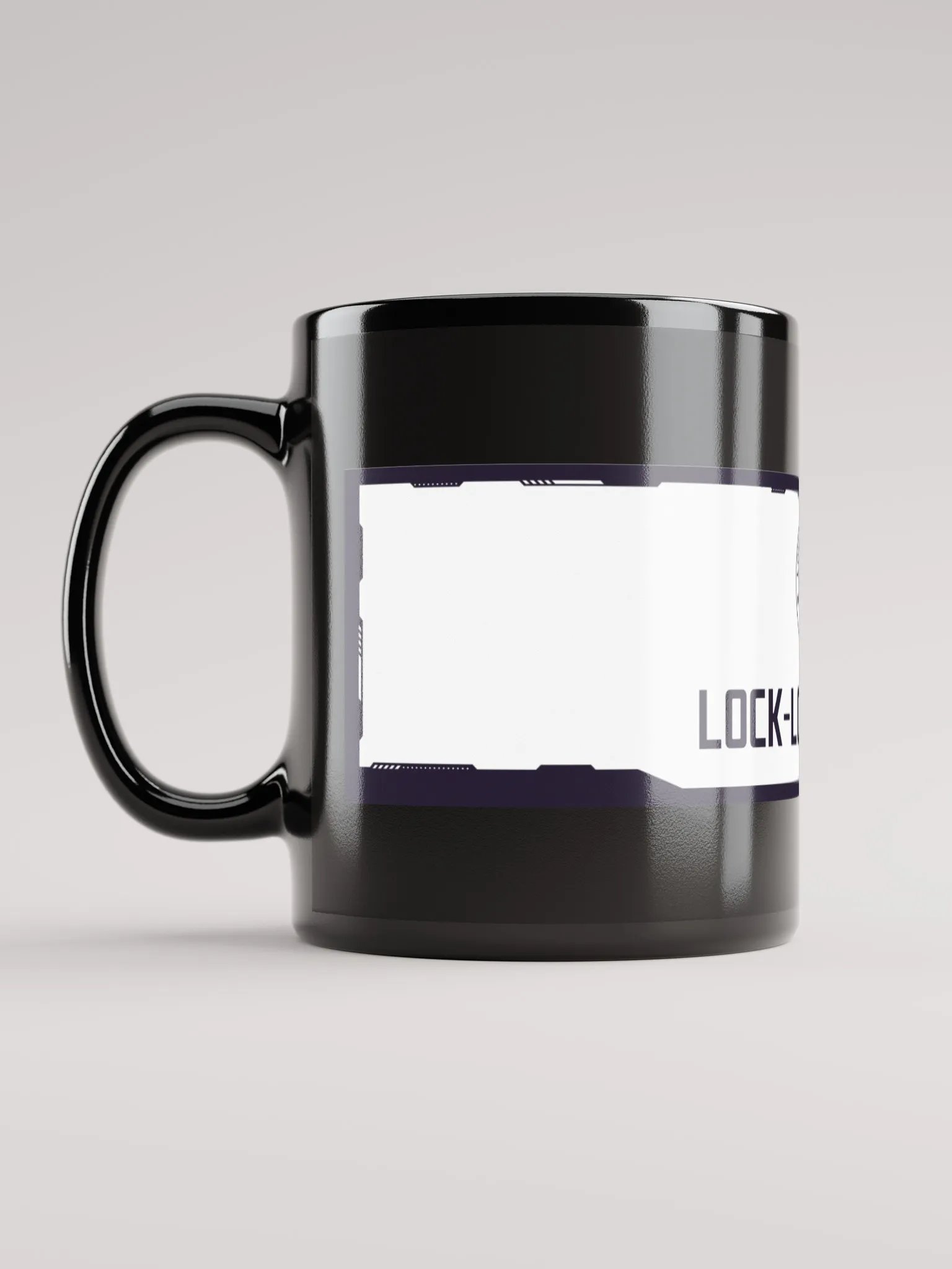 LNLG -Skull Emblem Black Glossy Mug product image (6)