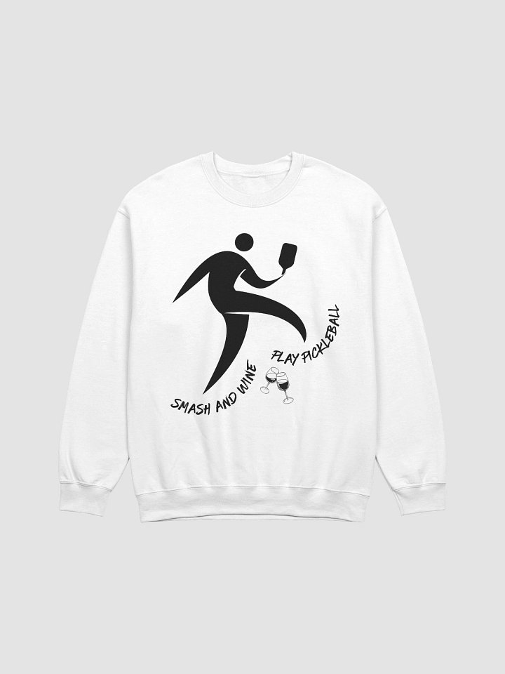 Smash and Wine, Play Pickleball Unixsex Gildan Classic Crewneck Sweatshirt product image (1)