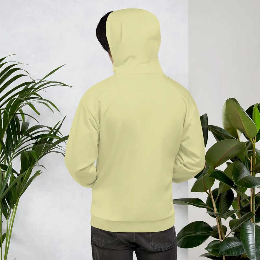 Plain Light Yellow True Summer Unisex Recycled Polyester Heavyweight Premium Hoodie by Treasure Pie product image (11)