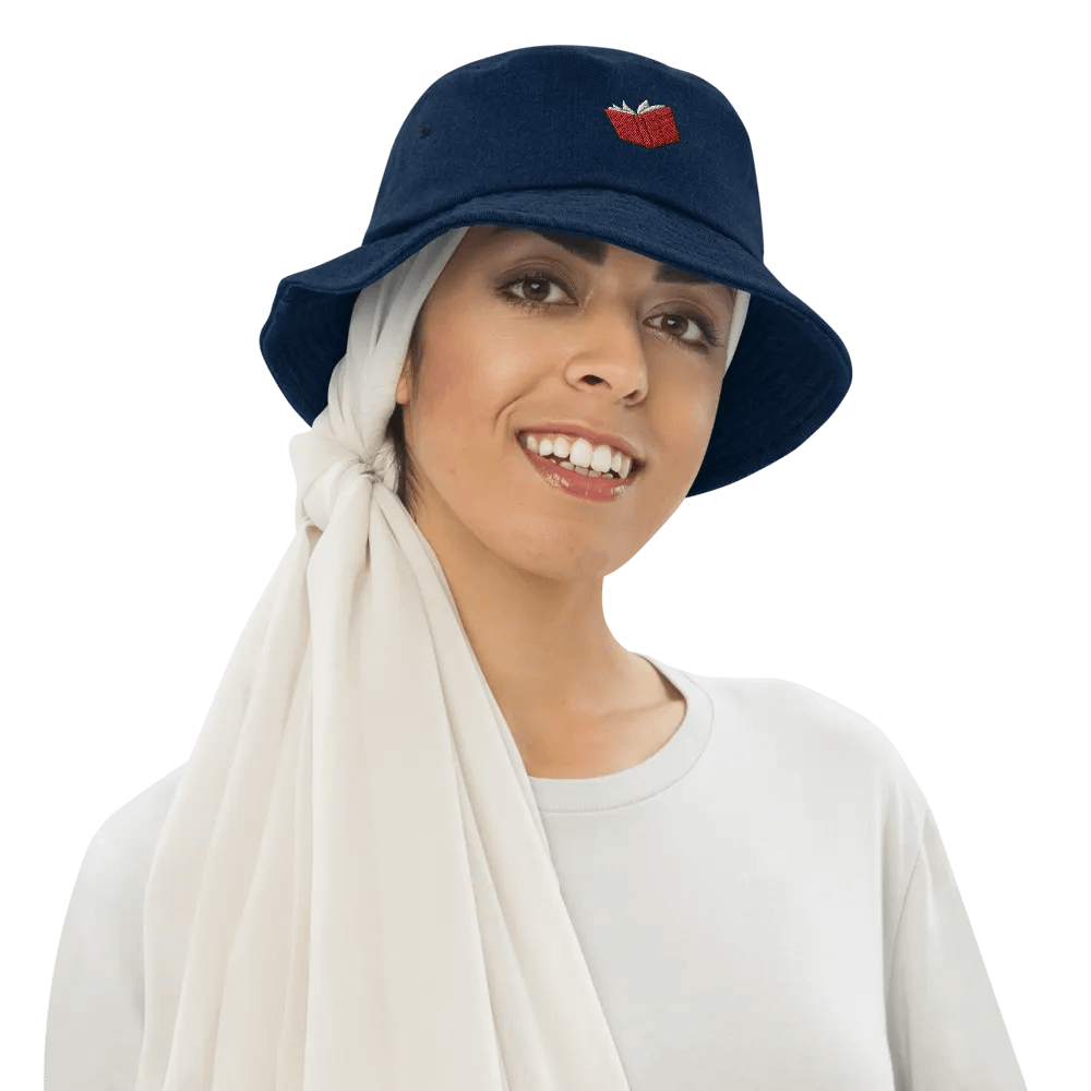 Open Book Denim Bucket Hat product image (22)