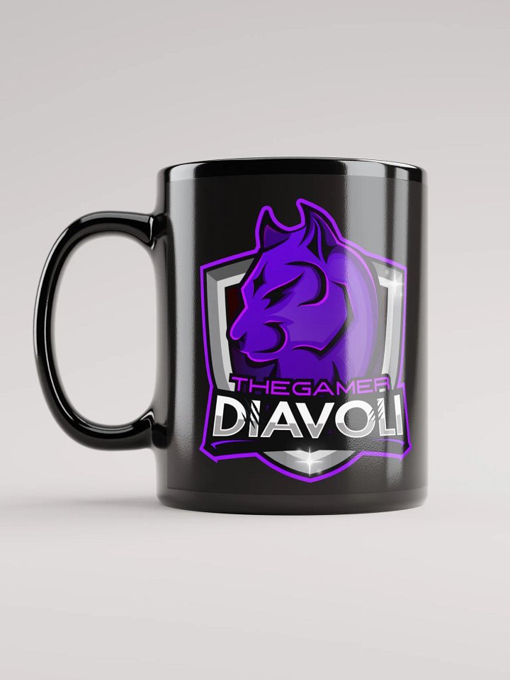 The Gamer Black Glossy Mug product image (1)