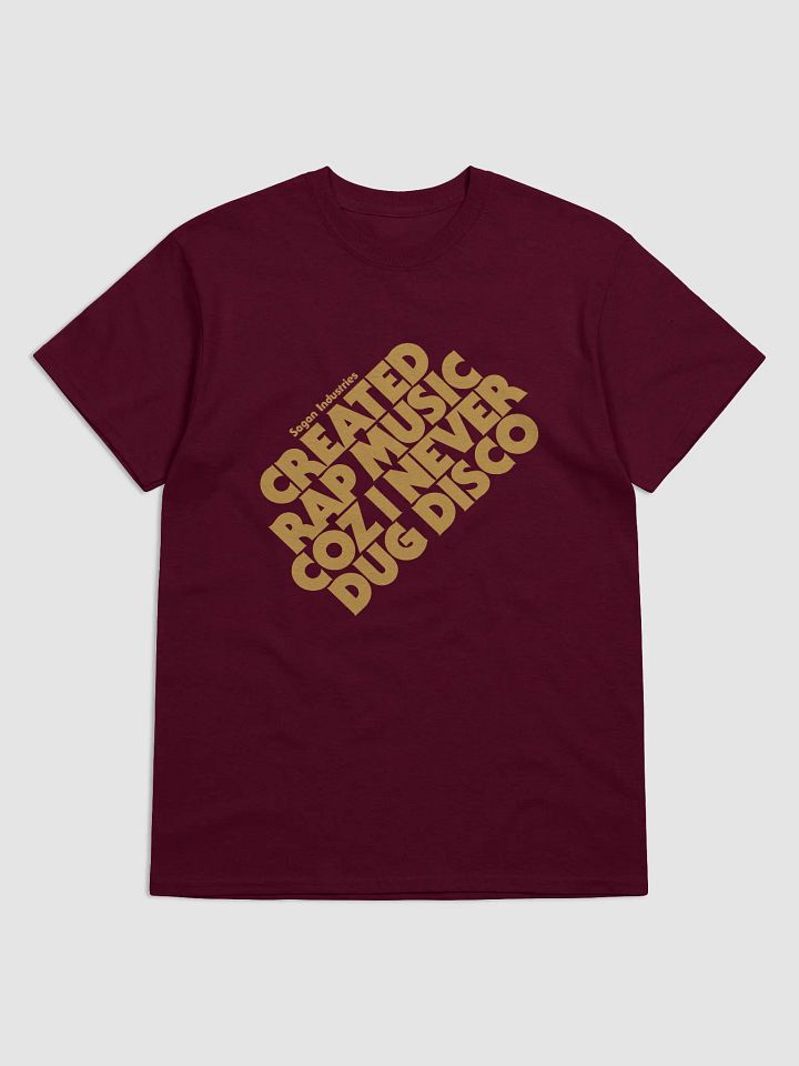 Created Rap Music Tee (Gold Print) product image (1)