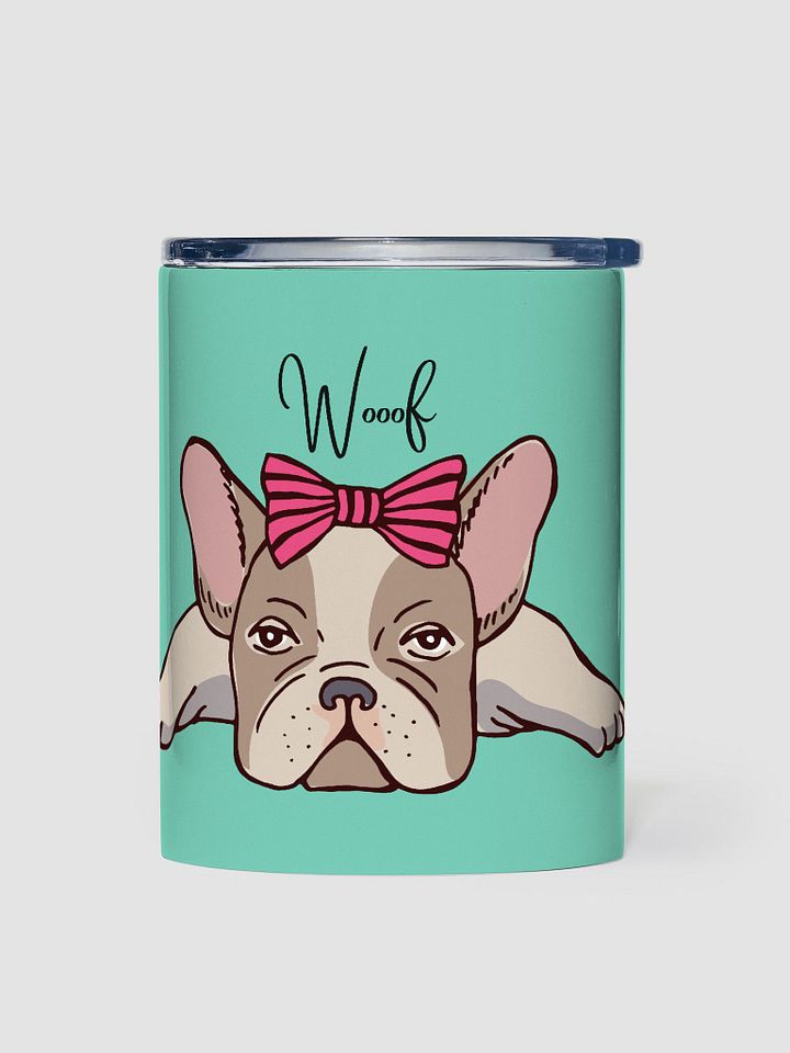 Girly French Bulldog 10oz Stainless Steel Tumbler product image (1)