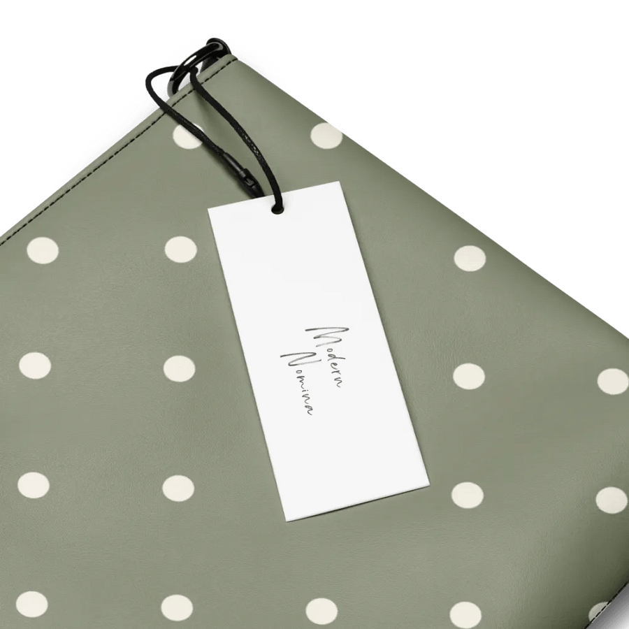 Green with Cream Dots Crossbody Bag product image (6)