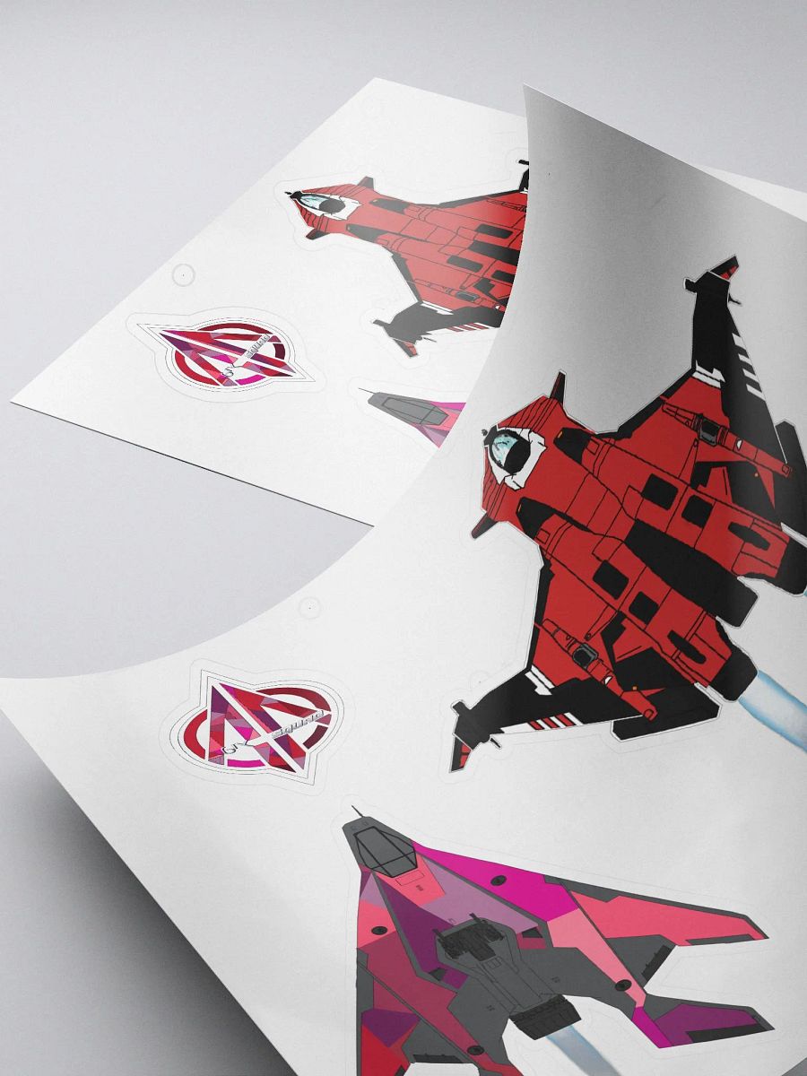 Custom Light Fighter Sticker Pack product image (4)