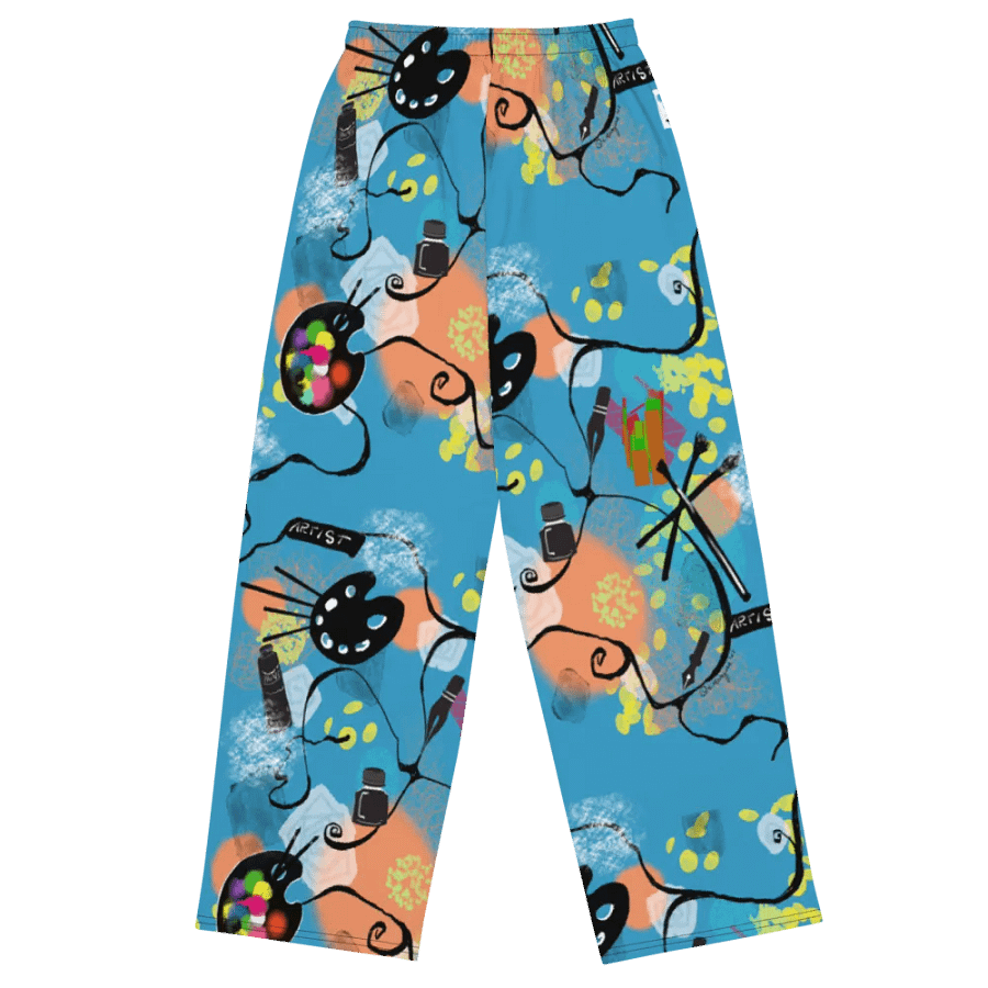 ScribbleWear #11 Wide Unisex Pants/InkMeBlue product image (1)