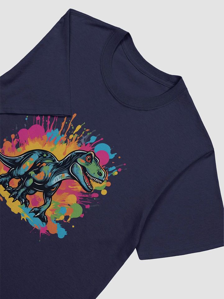 Roaring Dinosaur Splash Unisex T-Shirt product image (9)