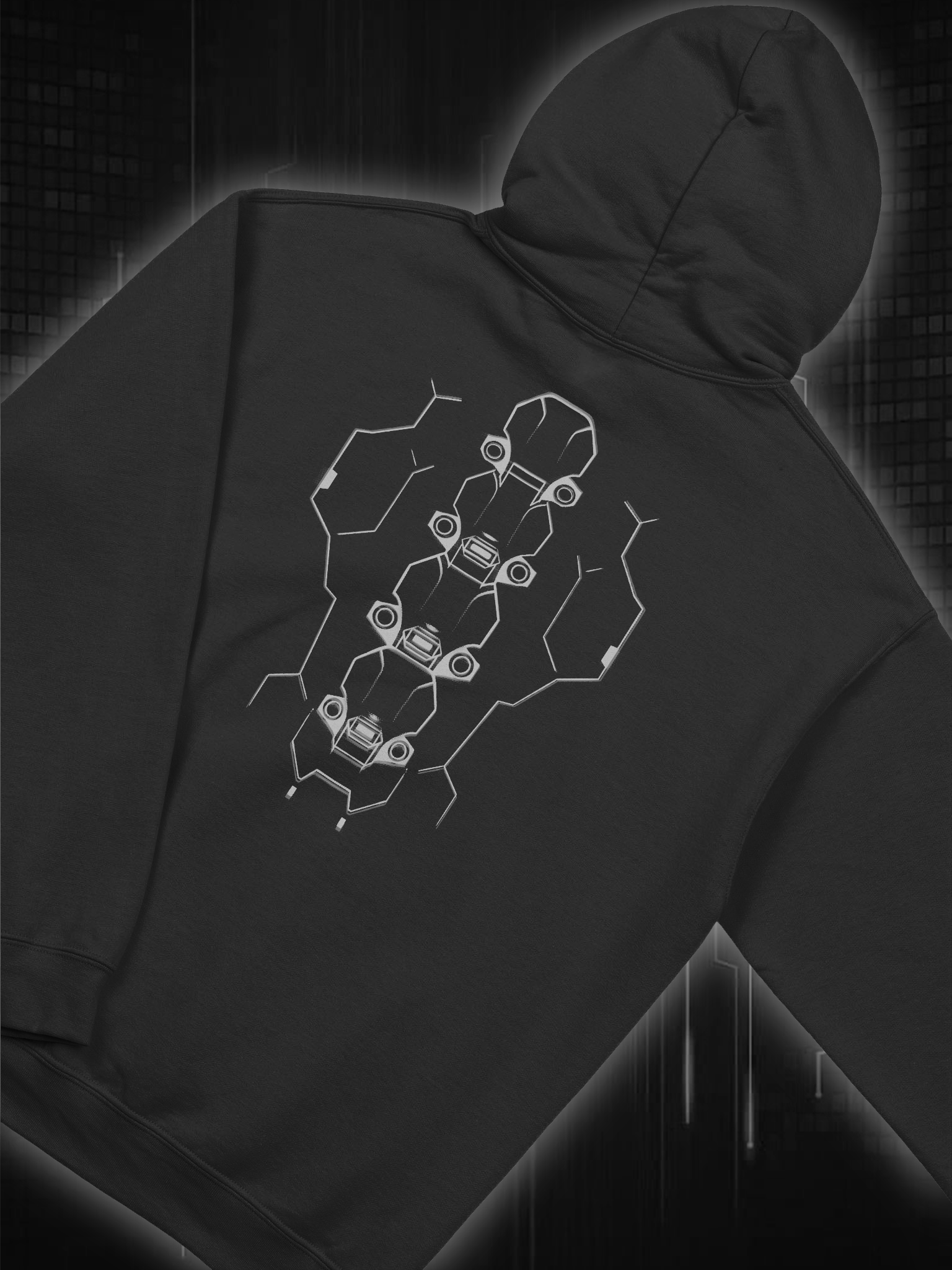 CyberFREAK Noir - Unisex Hoodie product image (2)