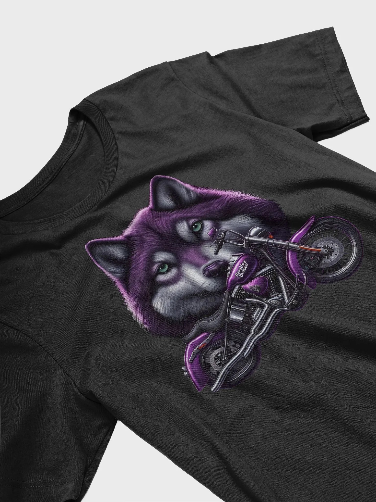 Motorcycle and Wolf - Unisex T-Shirt #7 product image (3)