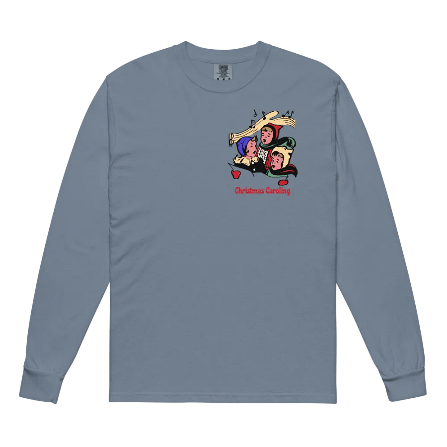 Festive Caroling Kids Long Sleeve Shirt product image (7)