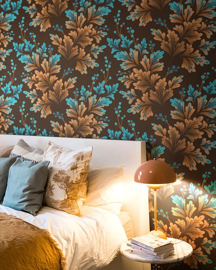Wallpaper Mockup - Bedside with Retro Lamp product image (1)