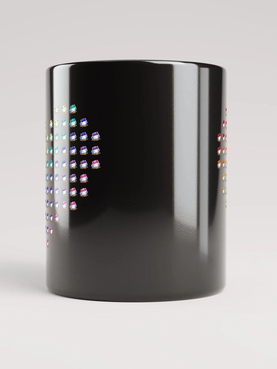 Rip the Frog Pride Heart Black Glossy Mug product image (3)
