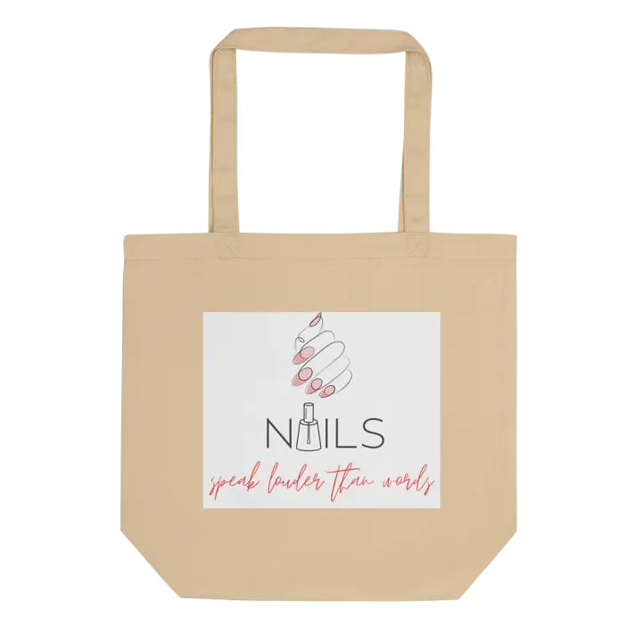 Nail Speak Louder Tote: Eco-Friendly Fashion Statement product image (1)