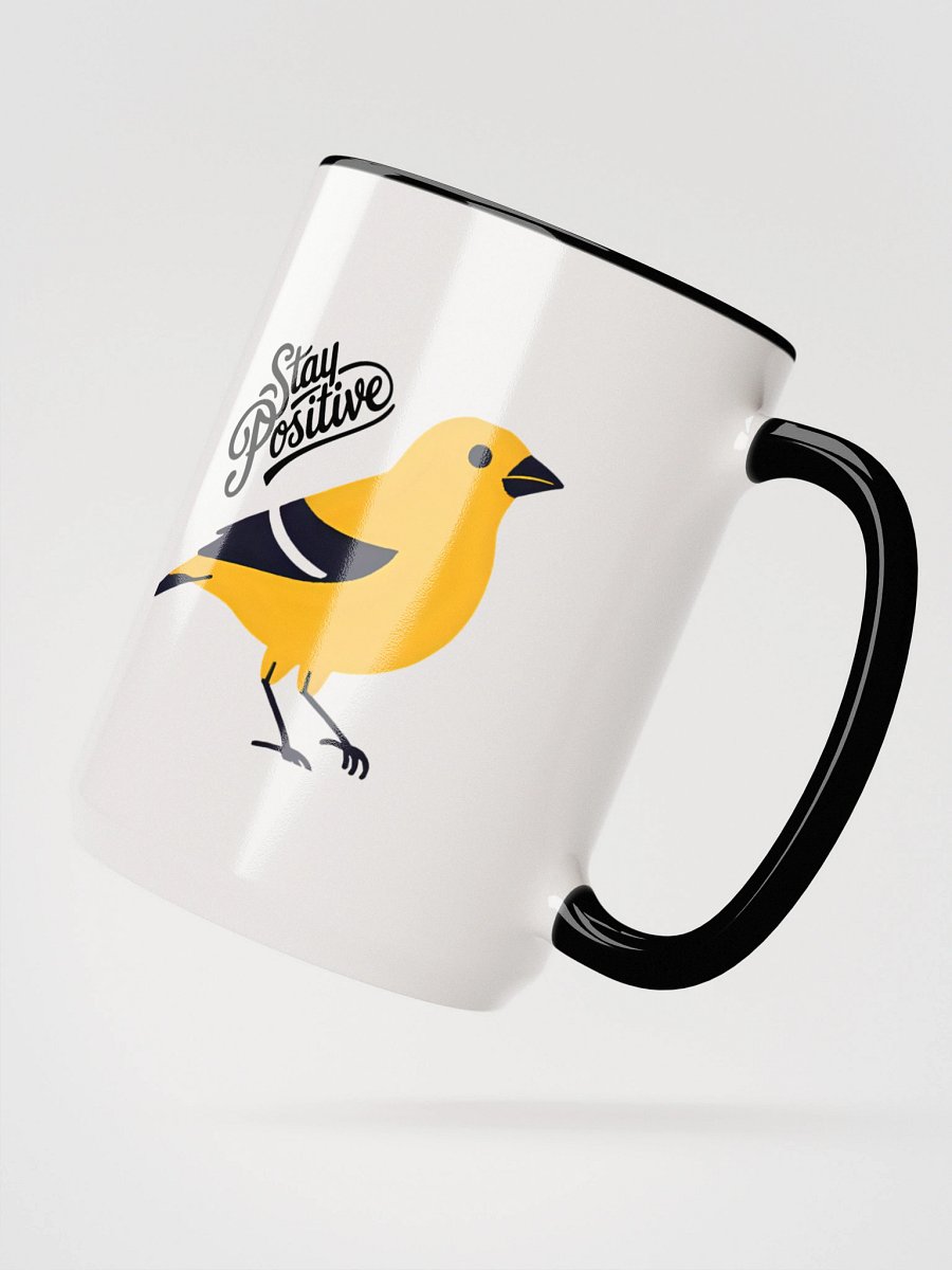 Stay Positive American Gold Finch Coffee Cup / Tea Mug product image (3)