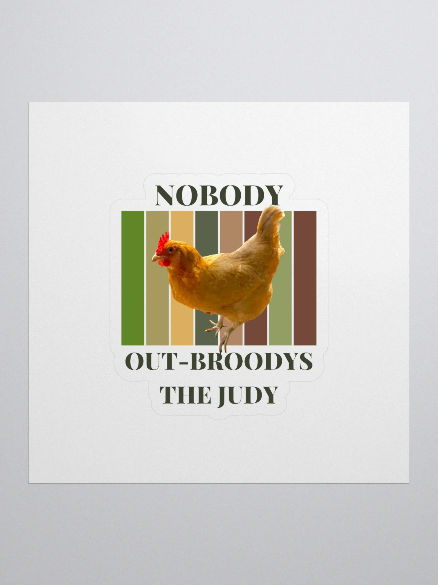 Nobody Out-Broodys the Judy Sticker product image (1)