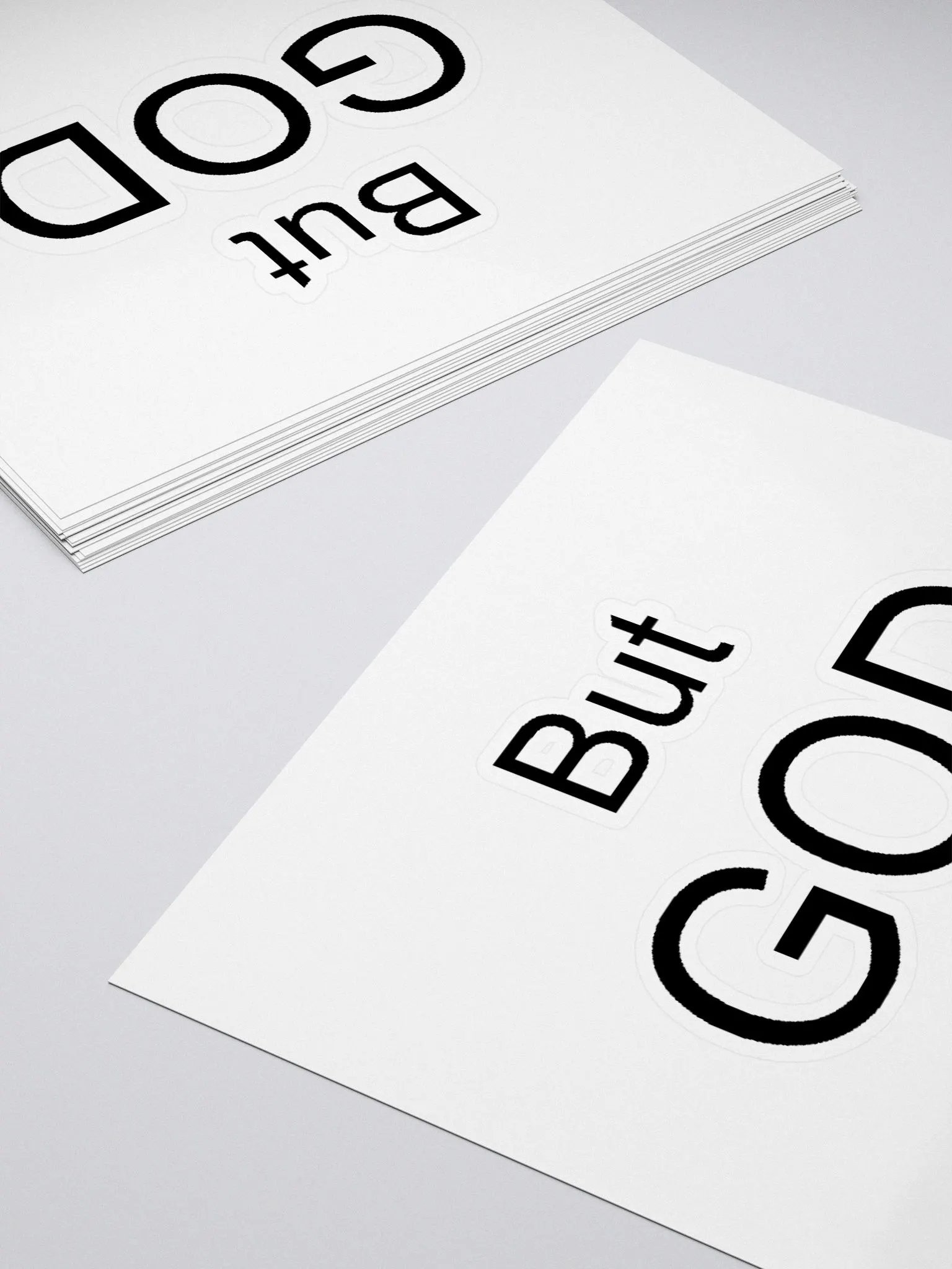 BUT GOD Custom Cut Vinyl Stickers product image (11)