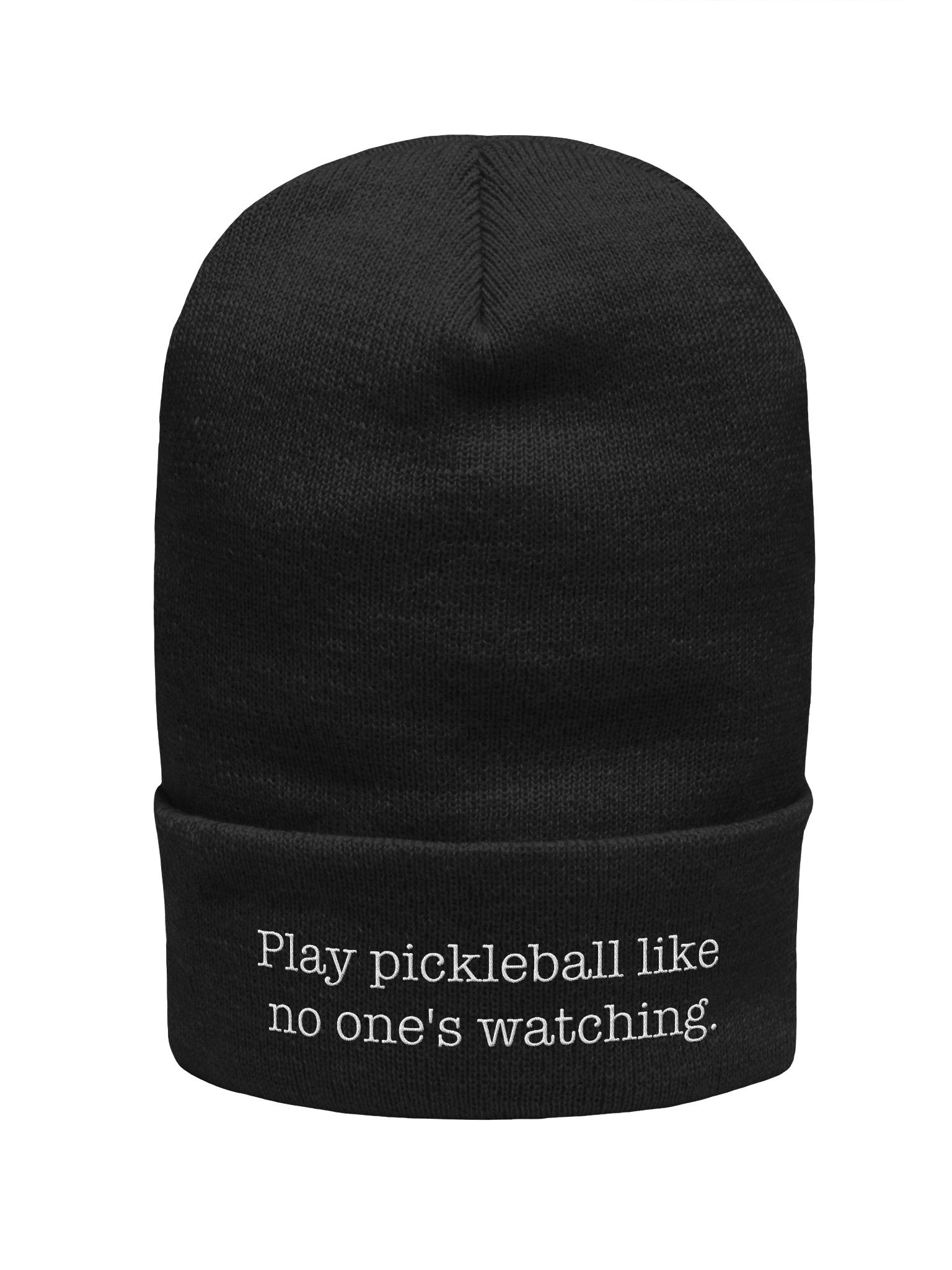 Play pickleball like no one's watching - Cuffed Beanie product image (1)