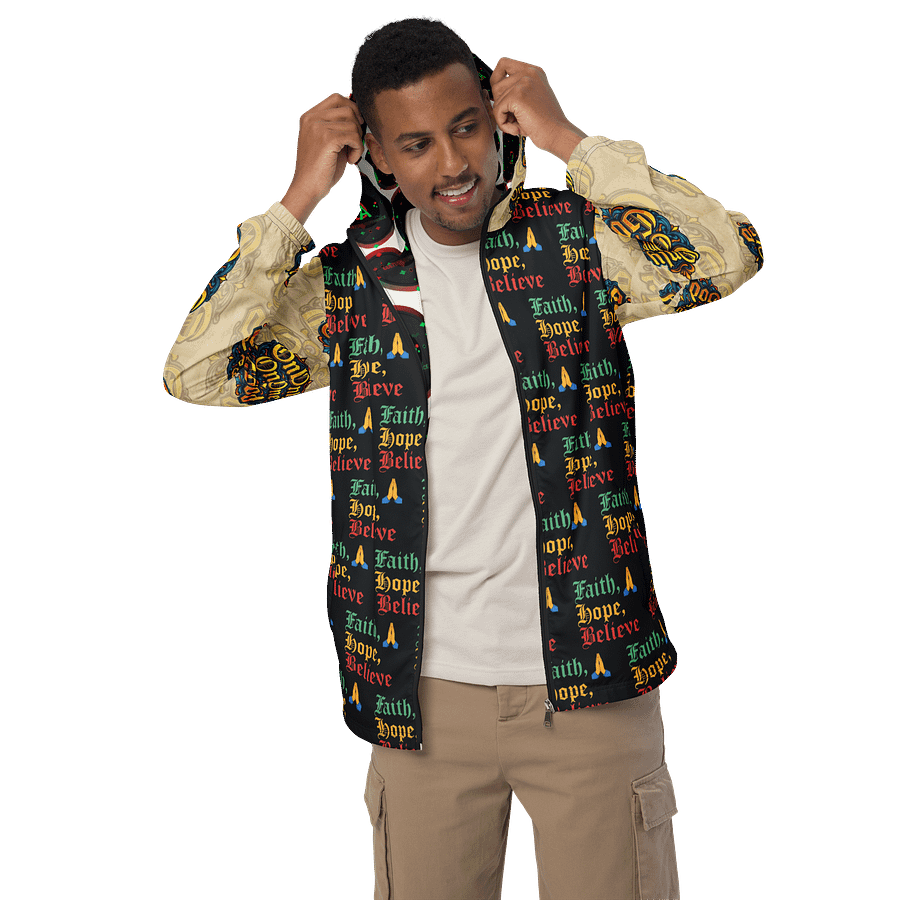 Da Culture Only One God & Faith Hope Believe Unisex Windbreaker Jacket "HOT" For Back To School product image (3)