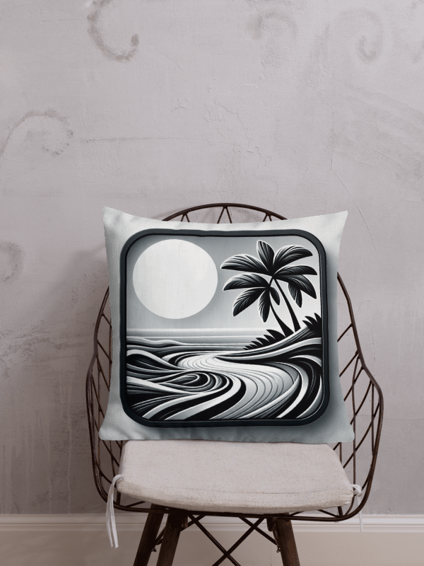 Tropical Dreams All-Over Print Pillow | AI Design product image (1)