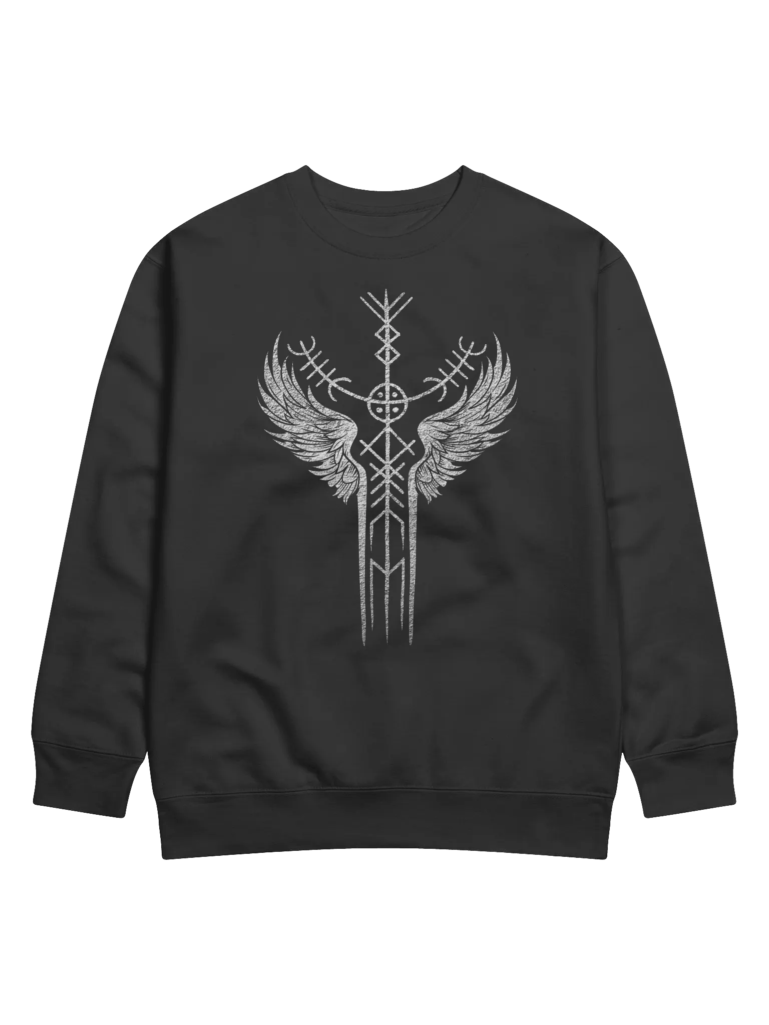 The Valkyrie Stave Premium Sweatshirt (grunge print) product image (1)