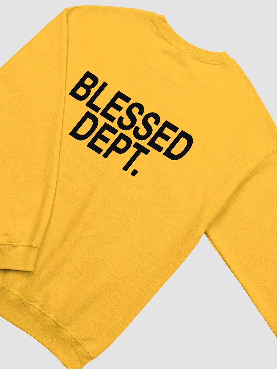 Blessed Dept. Black Font Sweatshirt product image (4)