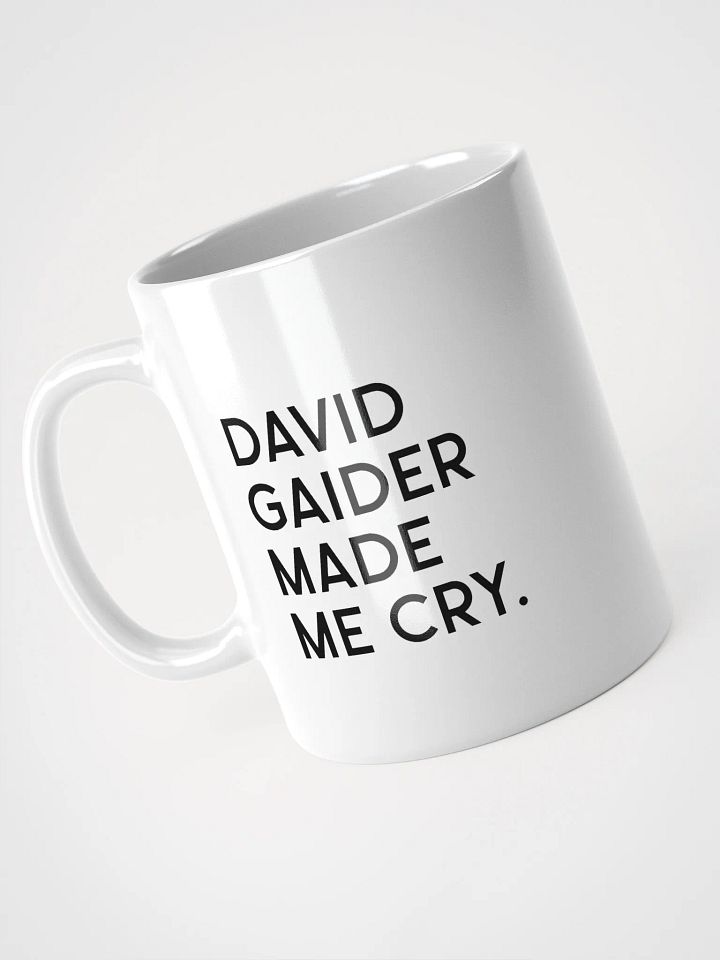 David Gaider Made Me Cry Mug product image (2)