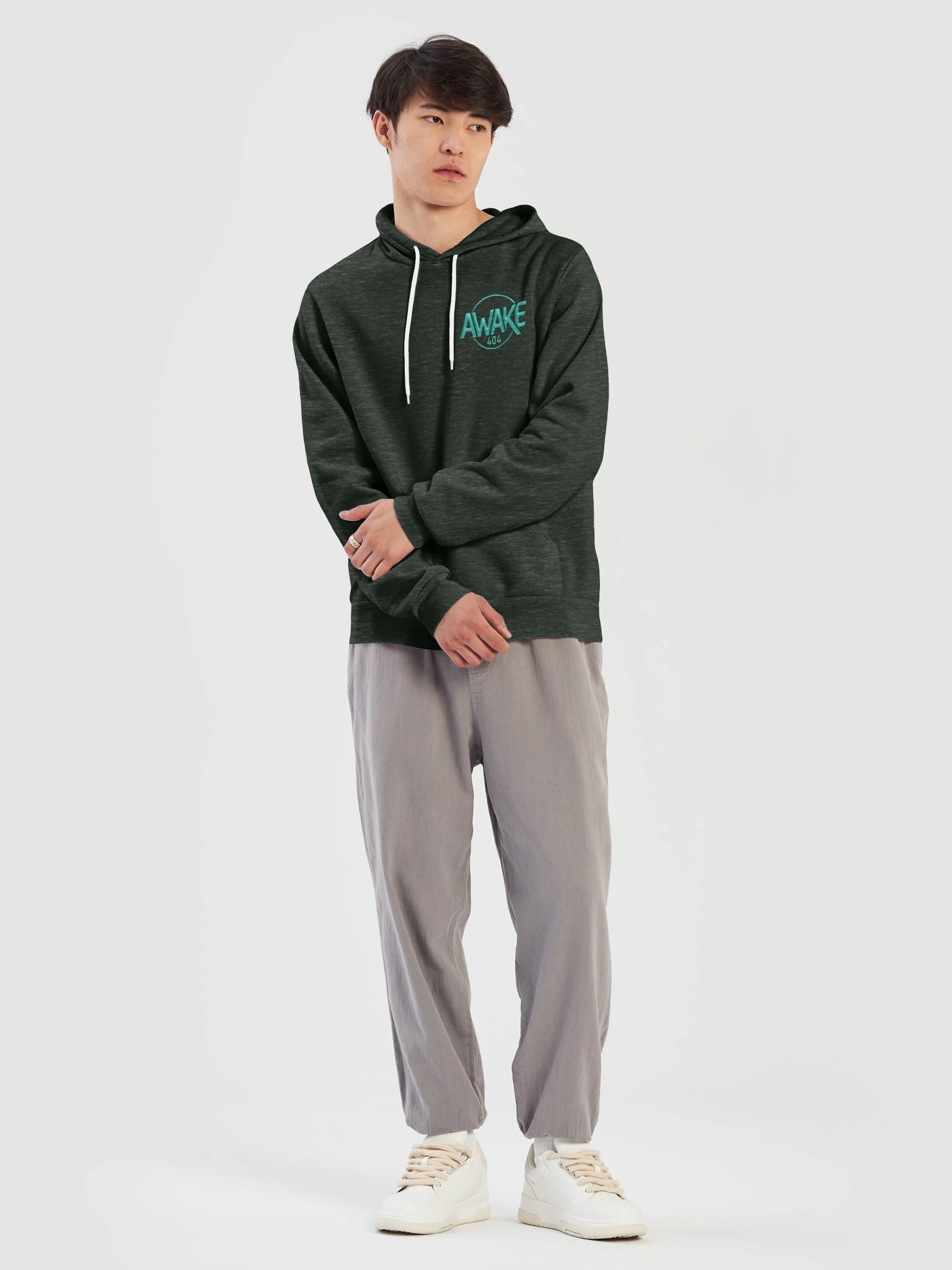 AWAKE 404 Teal Logo Hoodie product image (7)