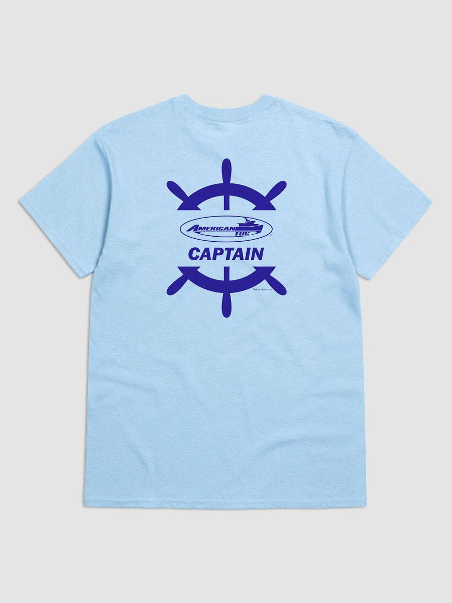 American Tug Captain - T-Shirt - Light Shirt w/Blue Logo product image (4)