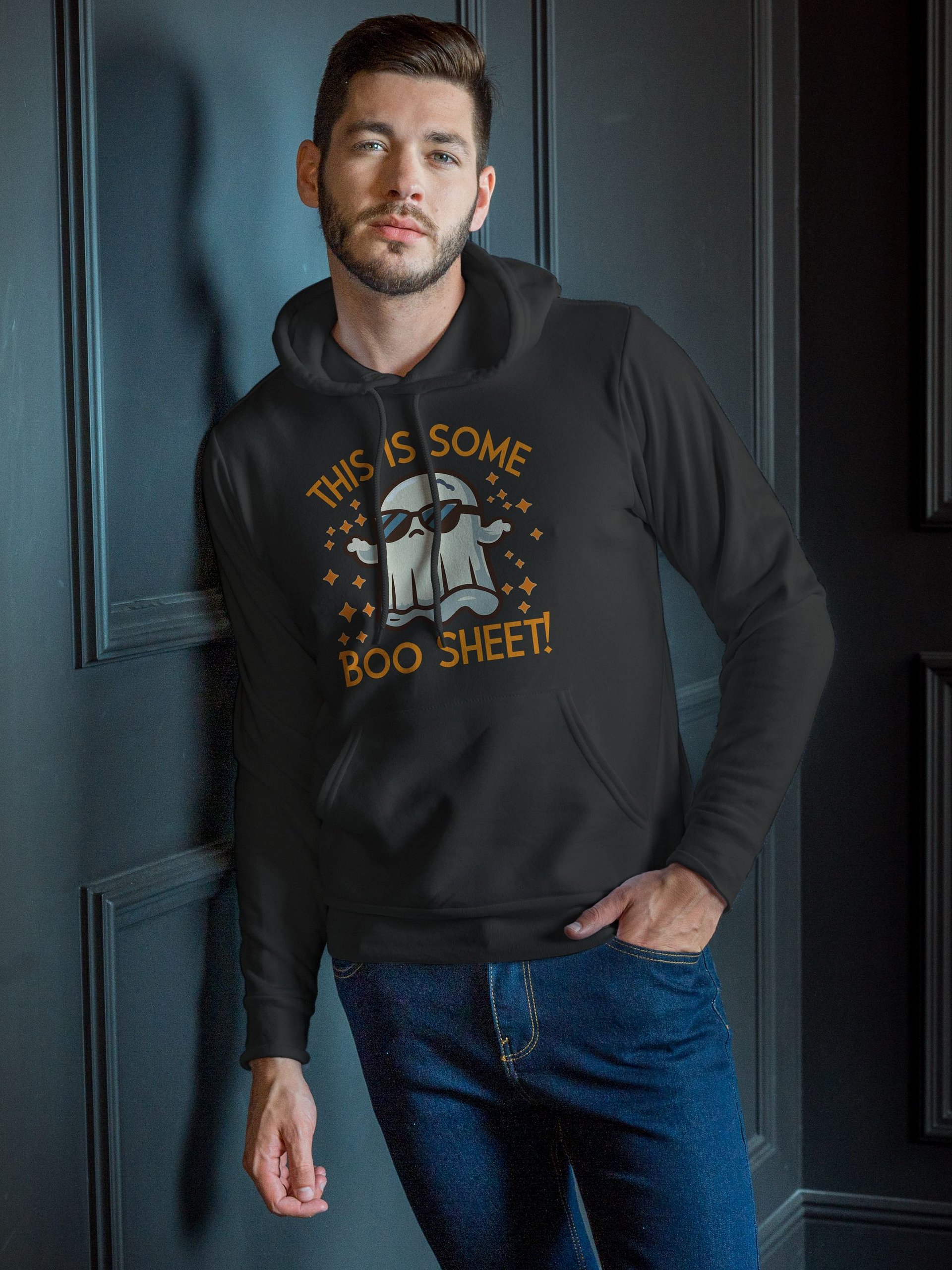 Funny Ghost Halloween Hoodie | Boo Sheet Sarcastic Apparel product image (50)